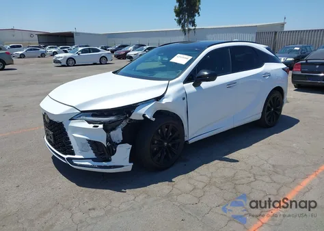 2023 Lexus Rx 500H F Sport Performance из США, поврежденный, VIN 2T2BCMEAXPC009454